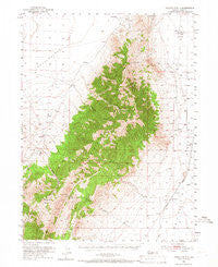 Spruce Mtn 4 Nevada Historical topographic map, 1:62500 scale, 15 X 15 Minute, Year 1953