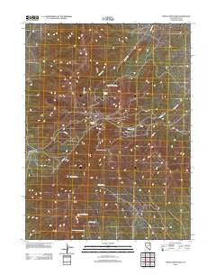 Spruce Mountain Nevada Historical topographic map, 1:24000 scale, 7.5 X 7.5 Minute, Year 2012
