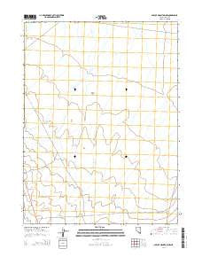 Spruce Mountain NW Nevada Current topographic map, 1:24000 scale, 7.5 X 7.5 Minute, Year 2014