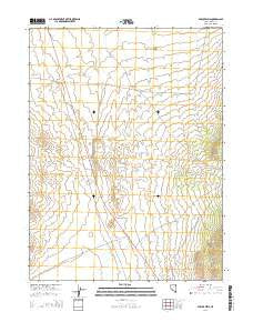Spruce Well Nevada Current topographic map, 1:24000 scale, 7.5 X 7.5 Minute, Year 2014