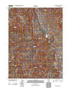 Squaw Valley Nevada Historical topographic map, 1:24000 scale, 7.5 X 7.5 Minute, Year 2011