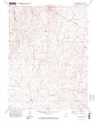 Stampede Ranch Nevada Historical topographic map, 1:24000 scale, 7.5 X 7.5 Minute, Year 1970