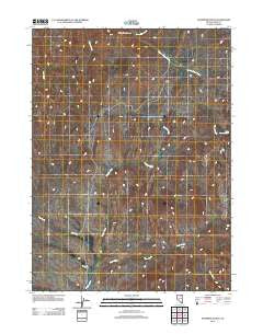 Stampede Ranch Nevada Historical topographic map, 1:24000 scale, 7.5 X 7.5 Minute, Year 2012