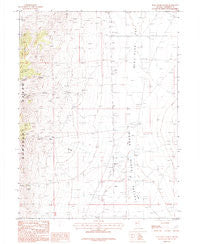 Star Creek Ranch Nevada Historical topographic map, 1:24000 scale, 7.5 X 7.5 Minute, Year 1987