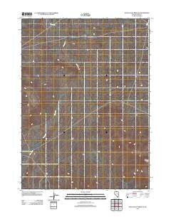 Star Valley Ridge SE Nevada Historical topographic map, 1:24000 scale, 7.5 X 7.5 Minute, Year 2012