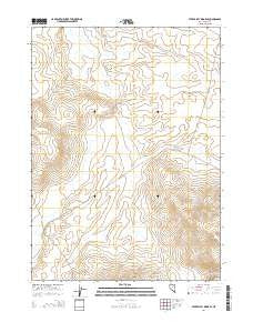 Star Valley Ridge SE Nevada Current topographic map, 1:24000 scale, 7.5 X 7.5 Minute, Year 2014