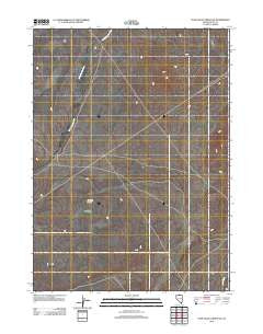 Star Valley Ridge SW Nevada Historical topographic map, 1:24000 scale, 7.5 X 7.5 Minute, Year 2012