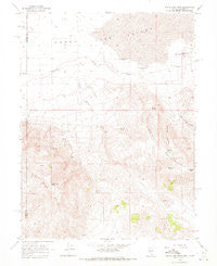 State Line Peak Nevada Historical topographic map, 1:24000 scale, 7.5 X 7.5 Minute, Year 1964