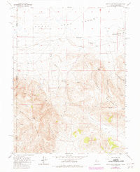 State Line Peak Nevada Historical topographic map, 1:24000 scale, 7.5 X 7.5 Minute, Year 1964