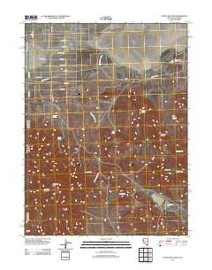 State Line Peak Nevada Historical topographic map, 1:24000 scale, 7.5 X 7.5 Minute, Year 2011