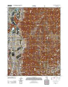Steamboat Nevada Historical topographic map, 1:24000 scale, 7.5 X 7.5 Minute, Year 2012