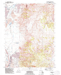 Steamboat Nevada Historical topographic map, 1:24000 scale, 7.5 X 7.5 Minute, Year 1994