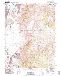 Steamboat Nevada Historical topographic map, 1:24000 scale, 7.5 X 7.5 Minute, Year 1994