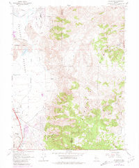 Steamboat Nevada Historical topographic map, 1:24000 scale, 7.5 X 7.5 Minute, Year 1967