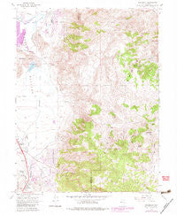 Steamboat Nevada Historical topographic map, 1:24000 scale, 7.5 X 7.5 Minute, Year 1967