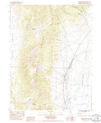 Steptoe Ranch Nevada Historical topographic map, 1:24000 scale, 7.5 X 7.5 Minute, Year 1982