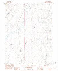 Steptoe Nevada Historical topographic map, 1:24000 scale, 7.5 X 7.5 Minute, Year 1982