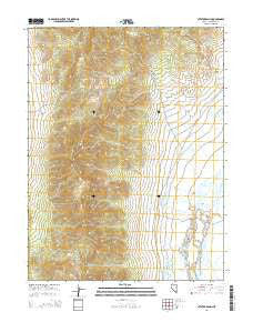 Steptoe Ranch Nevada Current topographic map, 1:24000 scale, 7.5 X 7.5 Minute, Year 2014
