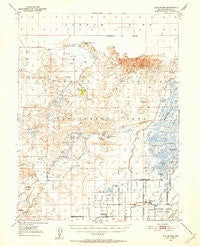 Stillwater Nevada Historical topographic map, 1:62500 scale, 15 X 15 Minute, Year 1950