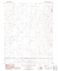 Stinking Spring NW Nevada Historical topographic map, 1:24000 scale, 7.5 X 7.5 Minute, Year 1987