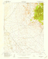 Stinking Spring Nevada Historical topographic map, 1:62500 scale, 15 X 15 Minute, Year 1952