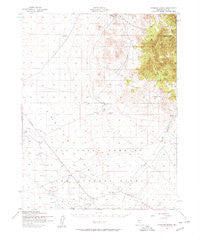 Stinking Spring Nevada Historical topographic map, 1:62500 scale, 15 X 15 Minute, Year 1952