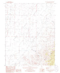 Stone Cabin Ranch SE Nevada Historical topographic map, 1:24000 scale, 7.5 X 7.5 Minute, Year 1986