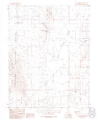 Stone Cabin Ranch Nevada Historical topographic map, 1:24000 scale, 7.5 X 7.5 Minute, Year 1986