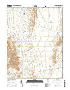 Stone Cabin Ranch Nevada Current topographic map, 1:24000 scale, 7.5 X 7.5 Minute, Year 2014