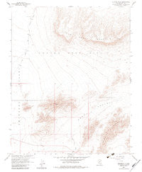 Striped Hills Nevada Historical topographic map, 1:24000 scale, 7.5 X 7.5 Minute, Year 1961