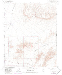 Striped Hills Nevada Historical topographic map, 1:24000 scale, 7.5 X 7.5 Minute, Year 1961