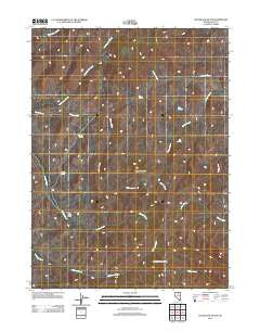 Sugarloaf Butte Nevada Historical topographic map, 1:24000 scale, 7.5 X 7.5 Minute, Year 2012