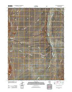 Sullivan Wash Nevada Historical topographic map, 1:24000 scale, 7.5 X 7.5 Minute, Year 2012