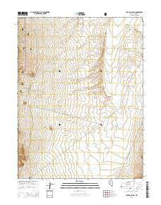 Sullivan Wash Nevada Current topographic map, 1:24000 scale, 7.5 X 7.5 Minute, Year 2015