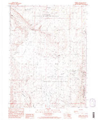 Summit Lake Nevada Historical topographic map, 1:24000 scale, 7.5 X 7.5 Minute, Year 1990
