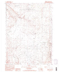 Summit Lake Nevada Historical topographic map, 1:24000 scale, 7.5 X 7.5 Minute, Year 1990