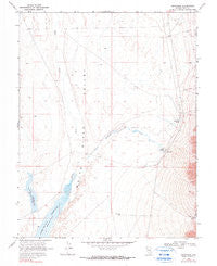 Sunnyside Nevada Historical topographic map, 1:24000 scale, 7.5 X 7.5 Minute, Year 1969