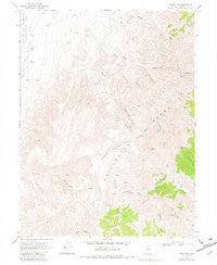 Table Mtn Nevada Historical topographic map, 1:24000 scale, 7.5 X 7.5 Minute, Year 1969