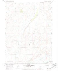 Tabor Flats Nevada Historical topographic map, 1:24000 scale, 7.5 X 7.5 Minute, Year 1967