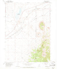 Tecoma Nevada Historical topographic map, 1:24000 scale, 7.5 X 7.5 Minute, Year 1967