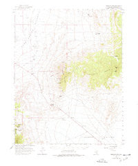 Tempiute Mtn Nevada Historical topographic map, 1:62500 scale, 15 X 15 Minute, Year 1964