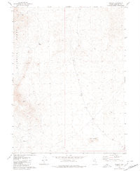 Tenmile Nevada Historical topographic map, 1:24000 scale, 7.5 X 7.5 Minute, Year 1980