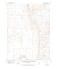 Thacker Pass Nevada Historical topographic map, 1:62500 scale, 15 X 15 Minute, Year 1961