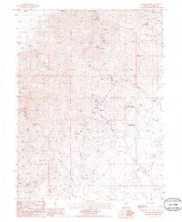 Thatcher Spring Nevada Historical topographic map, 1:24000 scale, 7.5 X 7.5 Minute, Year 1985