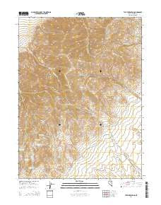 Thatcher Spring Nevada Current topographic map, 1:24000 scale, 7.5 X 7.5 Minute, Year 2014