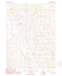 The Baldies Nevada Historical topographic map, 1:24000 scale, 7.5 X 7.5 Minute, Year 1989