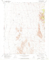 The Bluffs Nevada Historical topographic map, 1:24000 scale, 7.5 X 7.5 Minute, Year 1970