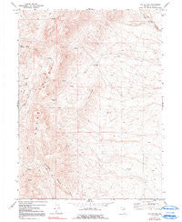 The Buttes Nevada Historical topographic map, 1:24000 scale, 7.5 X 7.5 Minute, Year 1971