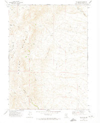 The Buttes Nevada Historical topographic map, 1:24000 scale, 7.5 X 7.5 Minute, Year 1971