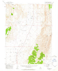 The Cedars Nevada Historical topographic map, 1:62500 scale, 15 X 15 Minute, Year 1961